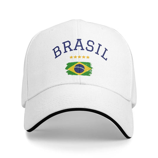 Unisex Brasil National Flag Brazil Hat Fashion Baseball Cap