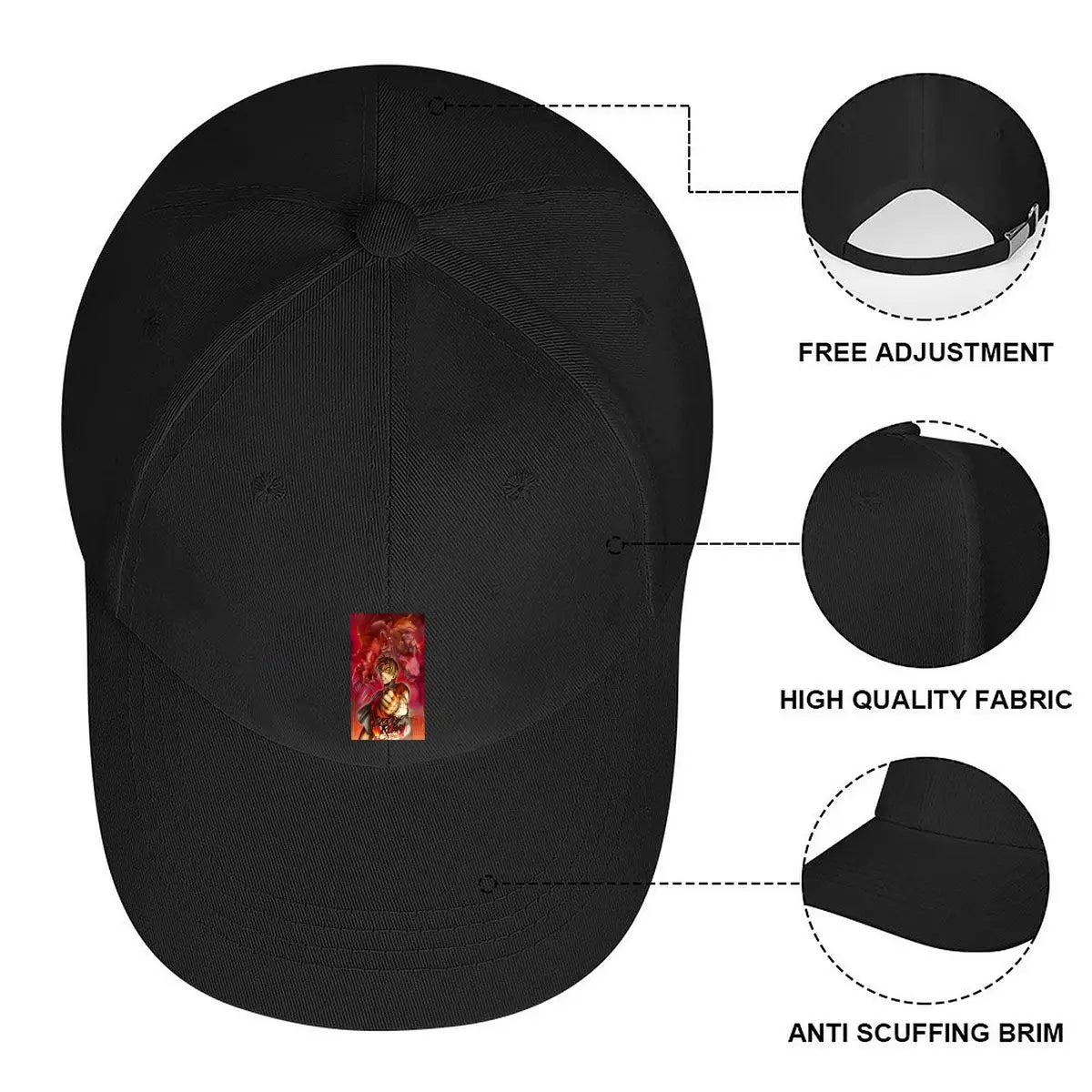 Anime Battle Scene Outdoor Activities Baseball Cap