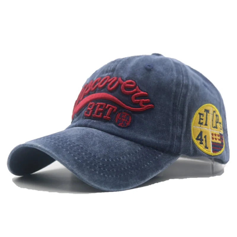 NEW YORK Washed Cotton Cap For Men Women Gorras Baseball Caps