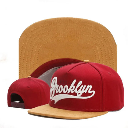 New Luxury Letters Fashion Flat Brim Snapback Hat