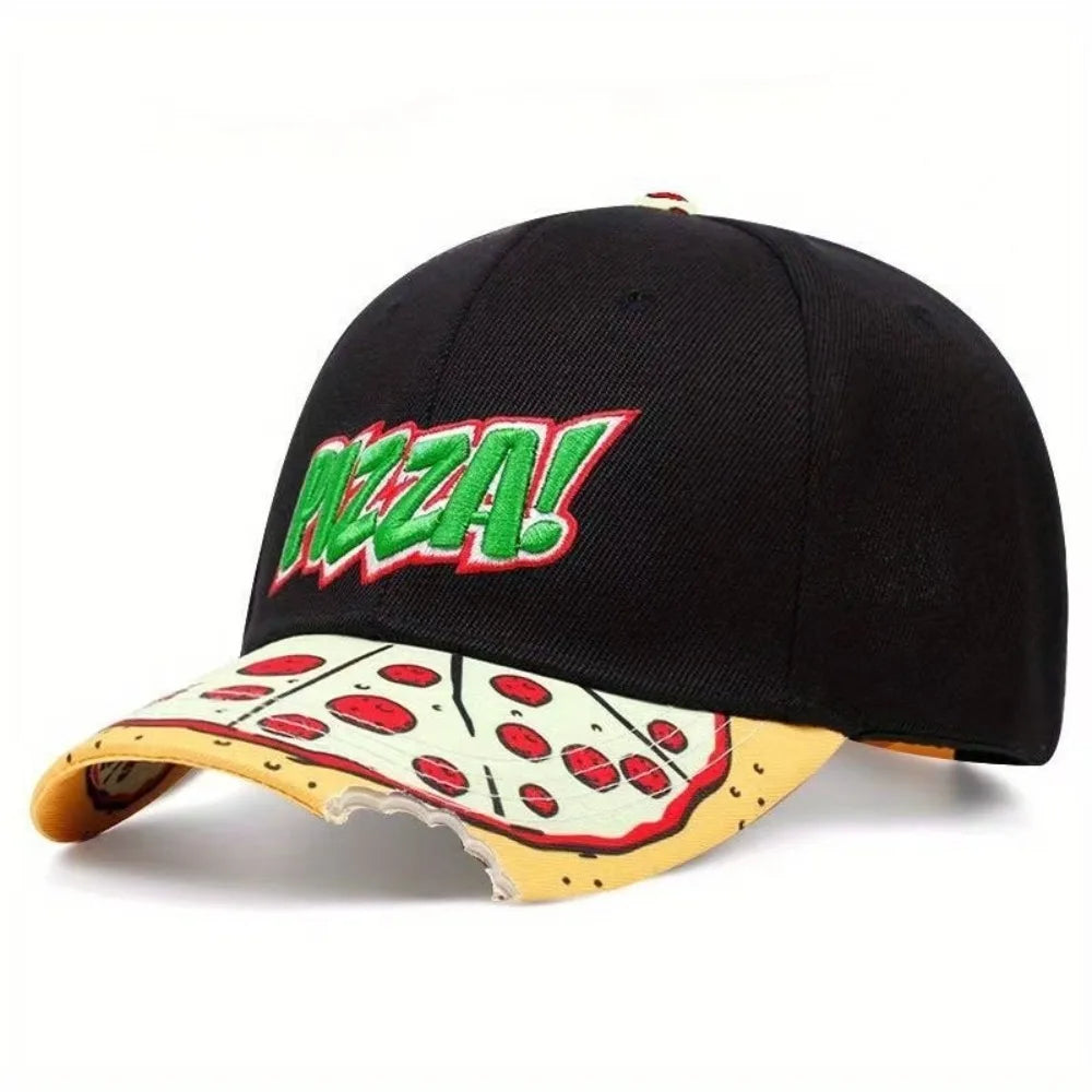Fashion Casual Hip Hop Hats PIZZA Baseball Cap