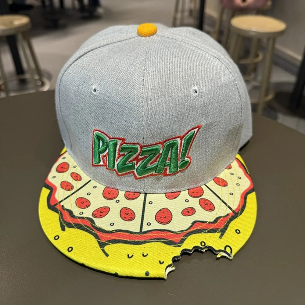 Fashion Casual Hip Hop Hats PIZZA Baseball Cap
