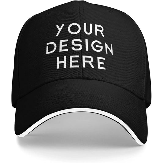Custom Baseball Caps - Unisex Adjustable Snap Caps