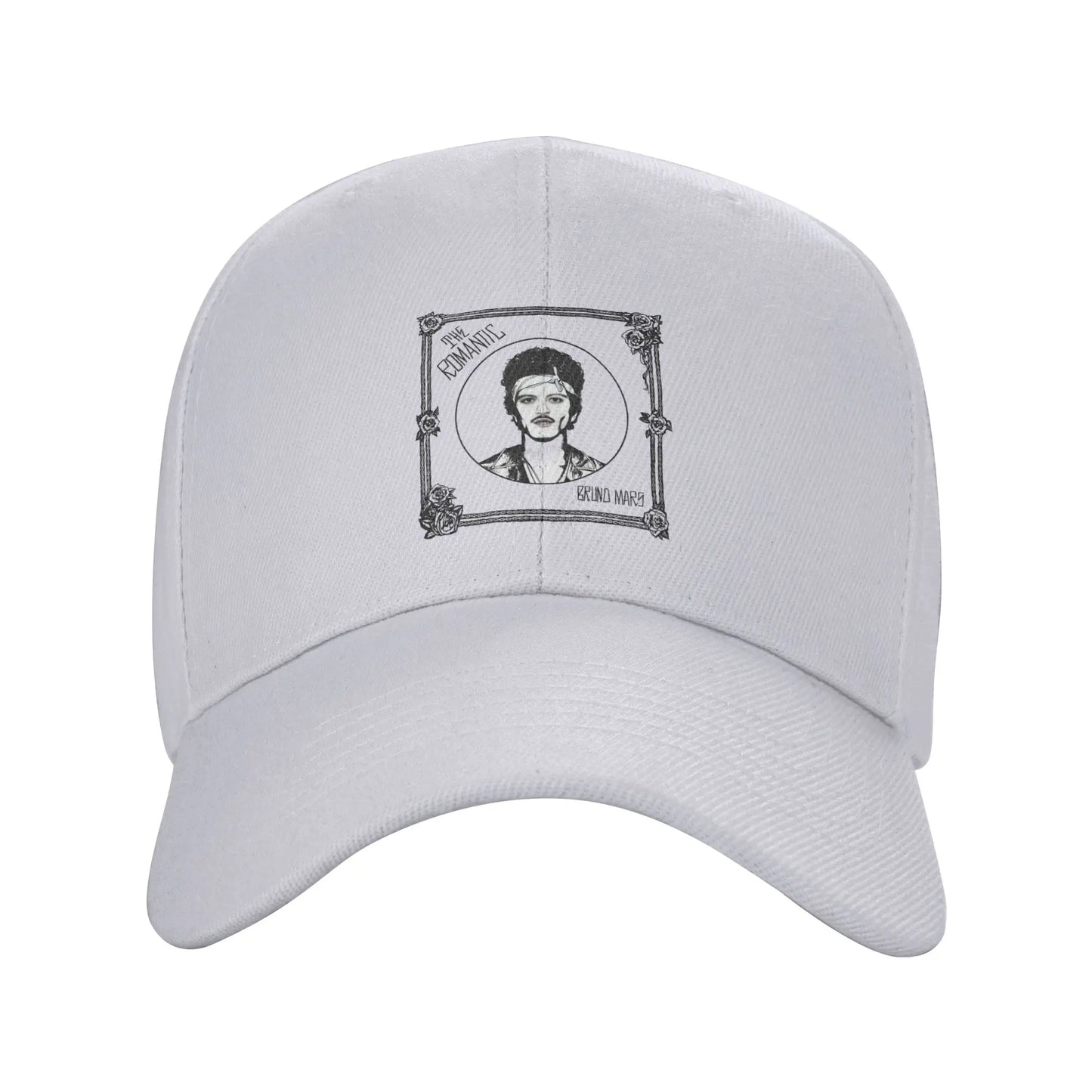 Singer Bruno Mars Portrait Graphics Baseball Caps