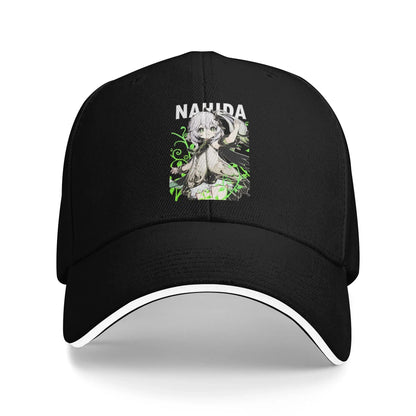 Genshin Impact Hu Tao Baseball Caps Casual Spirit Ghost Art