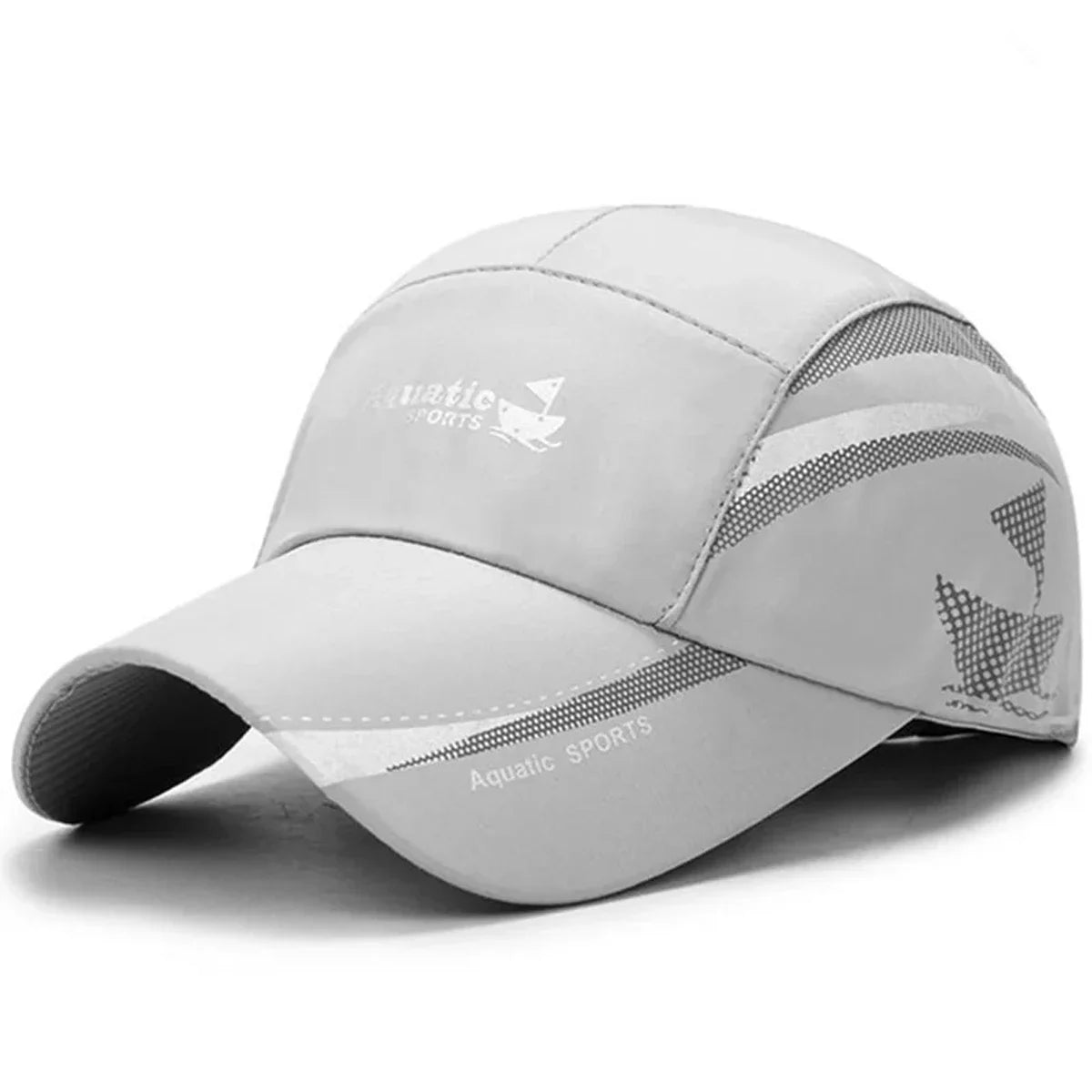 Unisex Aquatic Sport Boat Print Baseball Caps Sunscreen Hat Sports Cap