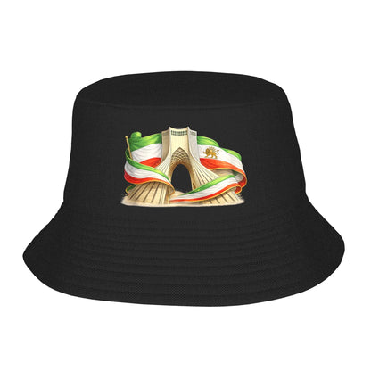 Iranian Make Iran Great Again Emblem Of Iran MIGA Bucket Hat