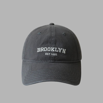 Soft Cotton Letters Baseball Cap For Women Men