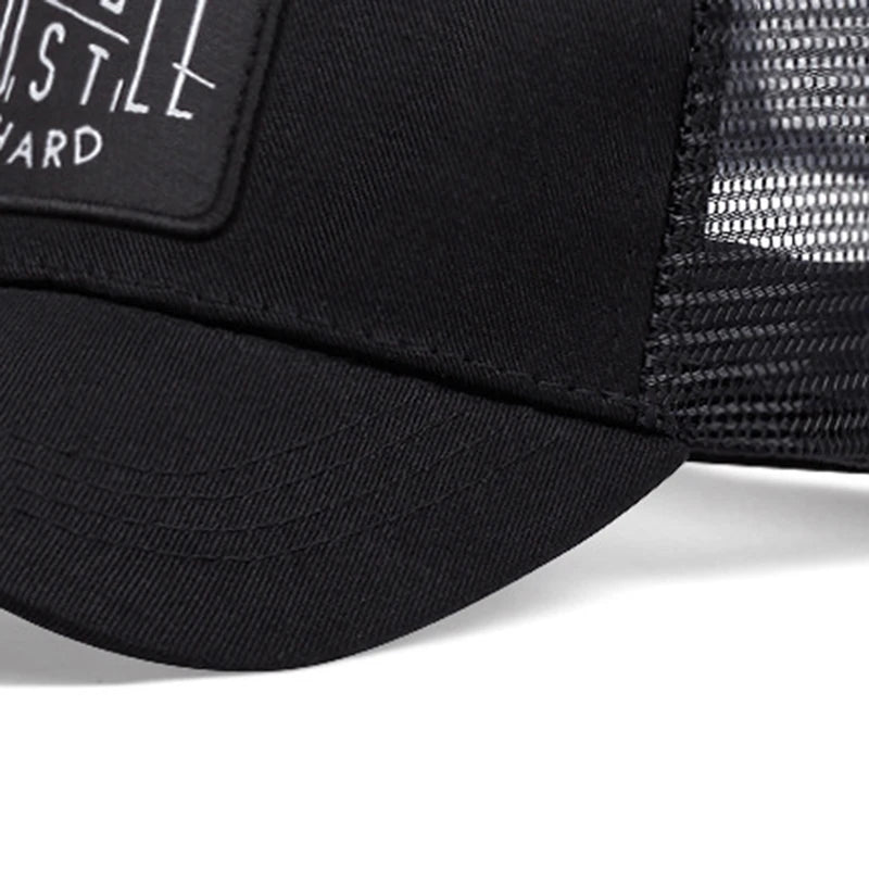 Embroidered Baseball Cap Outdoor Sports Mesh Cap Visor Casual