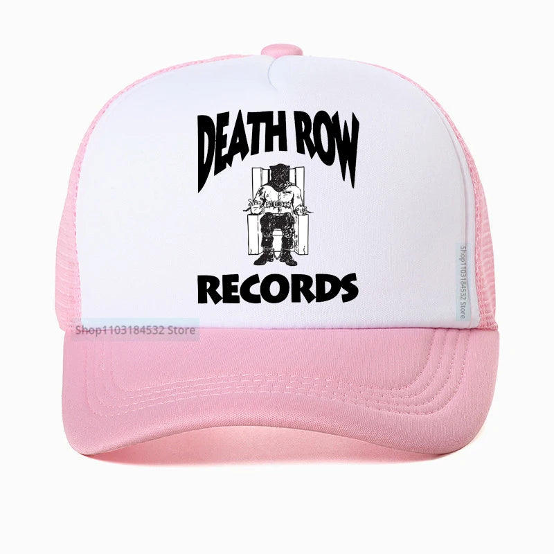 Funny Golf Hat Death Row Records White Baseball Cap