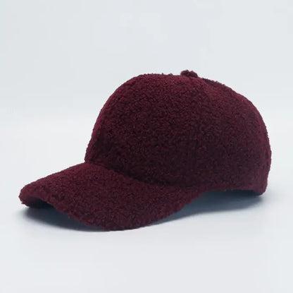 Winter Hats For Women Faux Fur Baseball Cap Female Outdoor