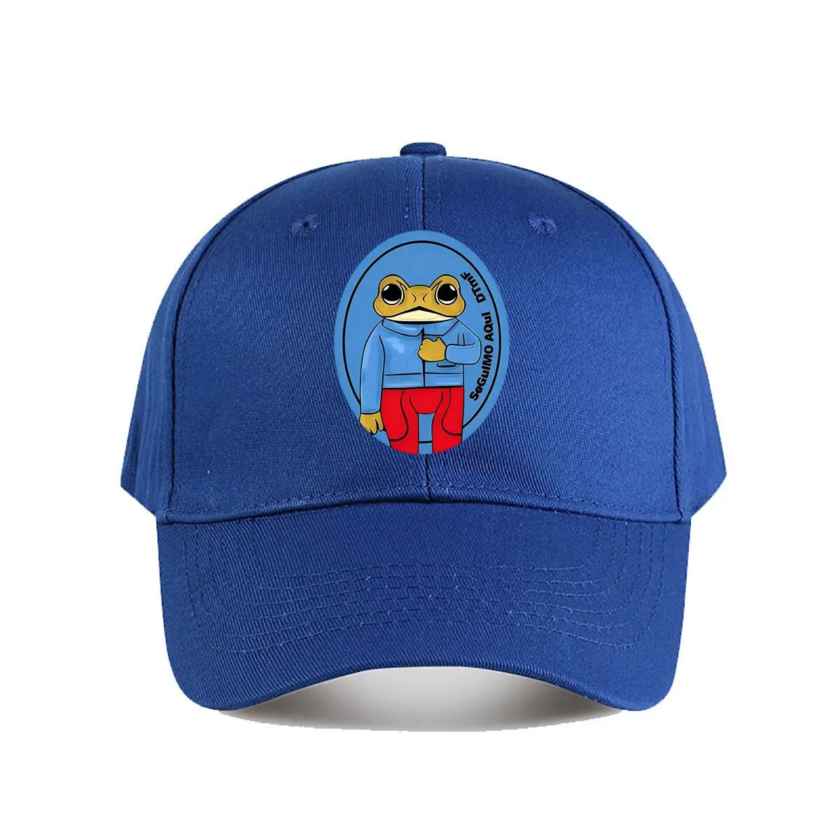 Oversized Brown Cartoon Frog Baseball Cap