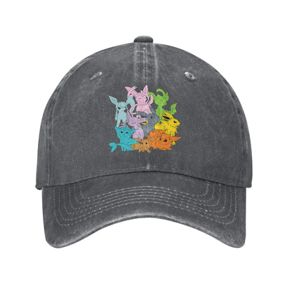 Pokemon Eevee Eevolutions Casual Baseball Cap