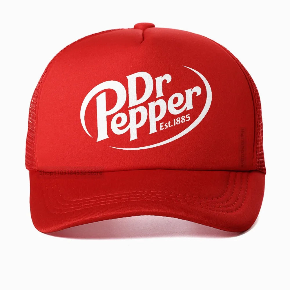 Unisex Dr Pepper Letter Print Baseball Caps