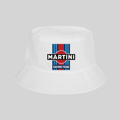 MAITINI Printed Boater Hat Retro Racing-Style Boater Hat Bucket Hat