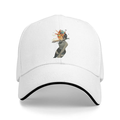 Reze Chainsaw Man Baseball Cap Fashion Anime Sandwich Cap Men Women