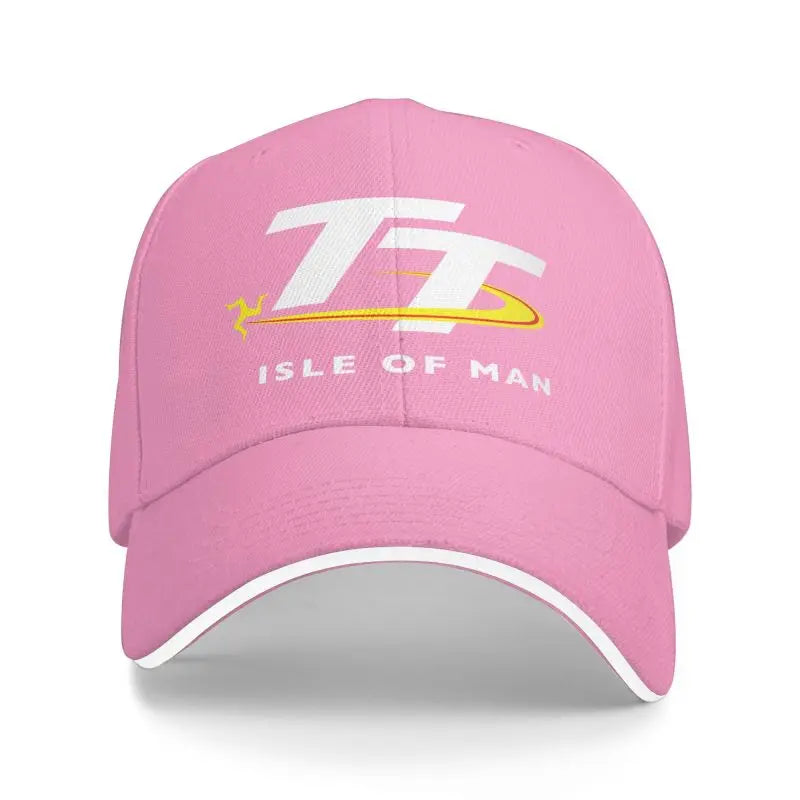 Isle of Man TT Races Motorcycle Print Baseball Cap