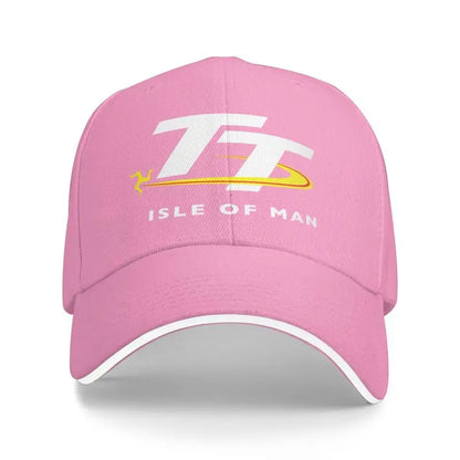 Isle of Man TT Races Motorcycle Print Baseball Cap
