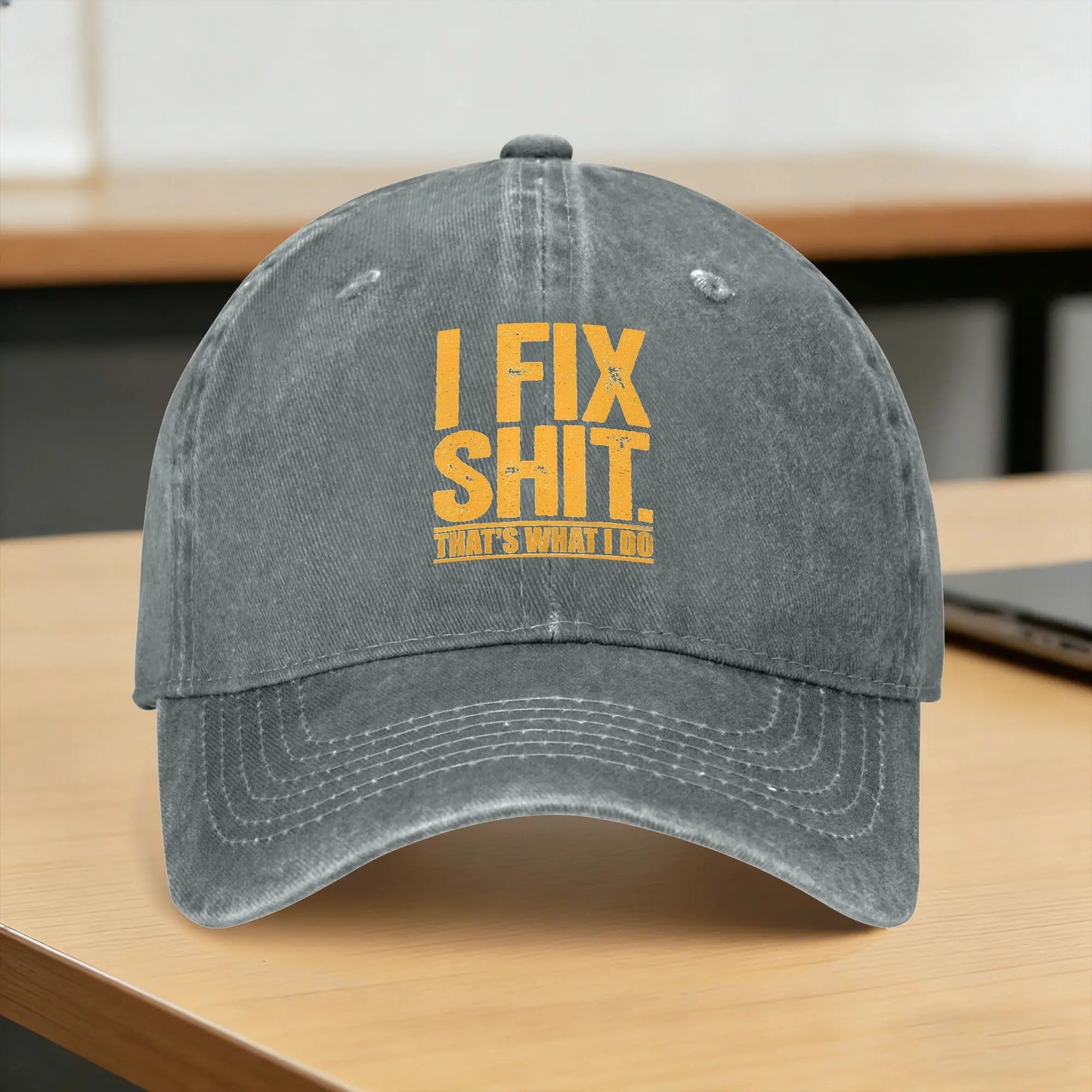 I Fix Shit That's What I Do Tshirt Mechanic Father Dad Sun Baseball Cap