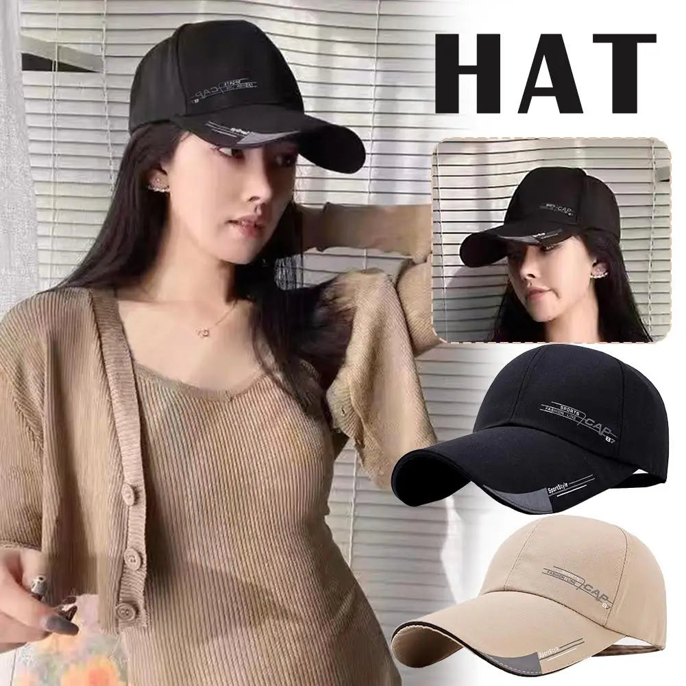 Baseball Cap Sports Cap Solid Color Sun Hat