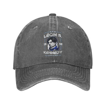 Handsome Man Leon Kennedy Gamer Fans Art Sun Baseball Cap