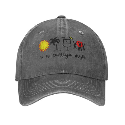 Bads Bunnys DeBi TiRAR MaS FOToS Singer Summer Baseball Caps