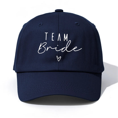 Team Bride Print Baseball Cap