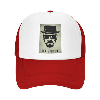 Heisenberg Lets Cook Cap Casual Mesh Baseball Caps