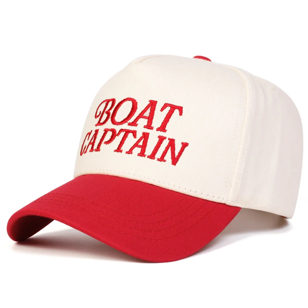 BOAT CAPTAIN Letter Embroidery Baseball Caps