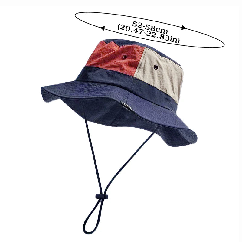 Summer Women Bucket Hat Fishing Outdoor Sunshade Wide Brim Fisherman Hats