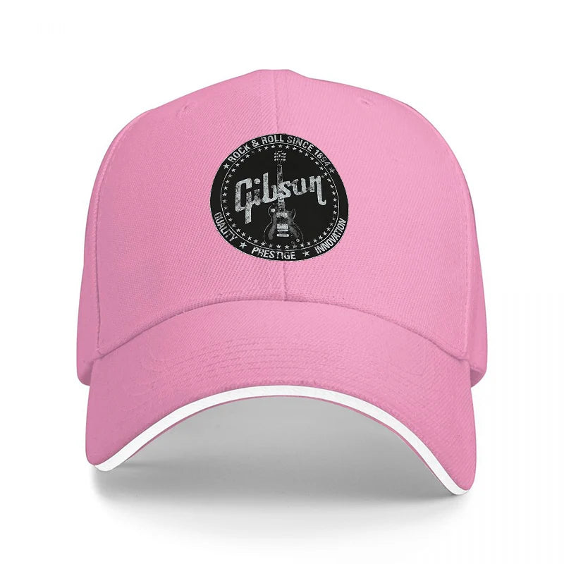 Gibson Logo Black Baseball Cap