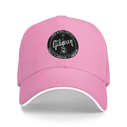 Gibson Logo Black Baseball Cap