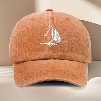 Horse Print Baseball Cap