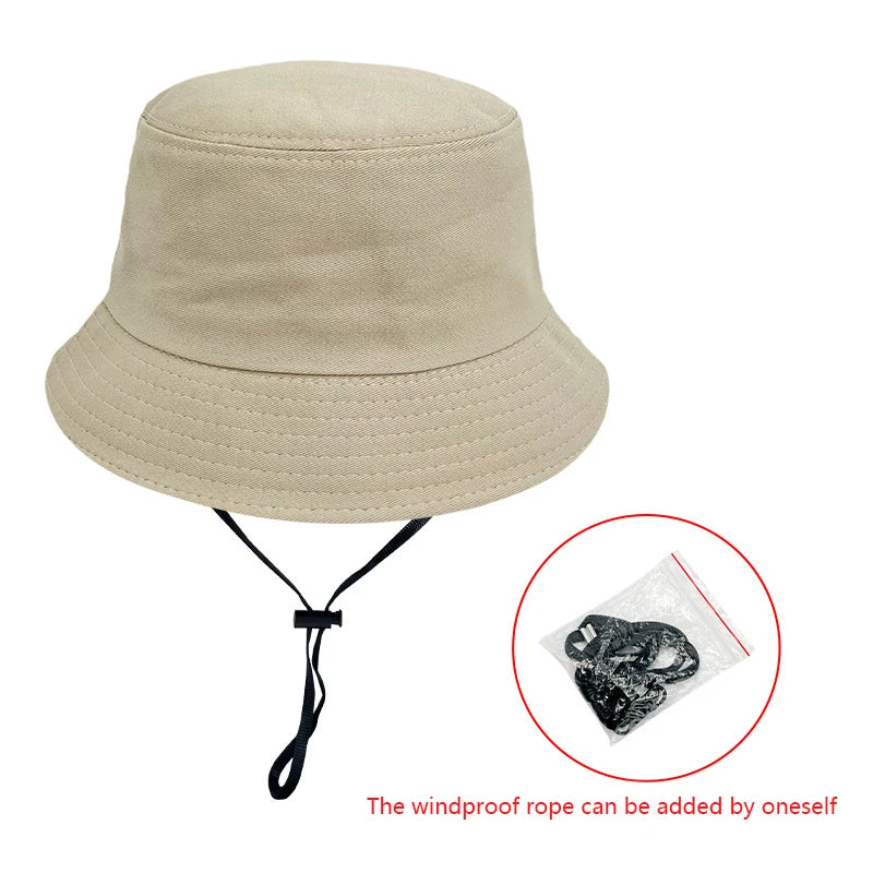 Circumference Fisherman's Hat Female Face Show Small Face Cover Bucket Hat