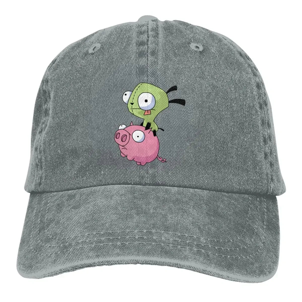 Gir Riding A Pig Invader Zim Merch Unisex Baseball Cap
