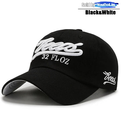 Letters 3D Embroidery Cotton Adjustable Baseball Cap