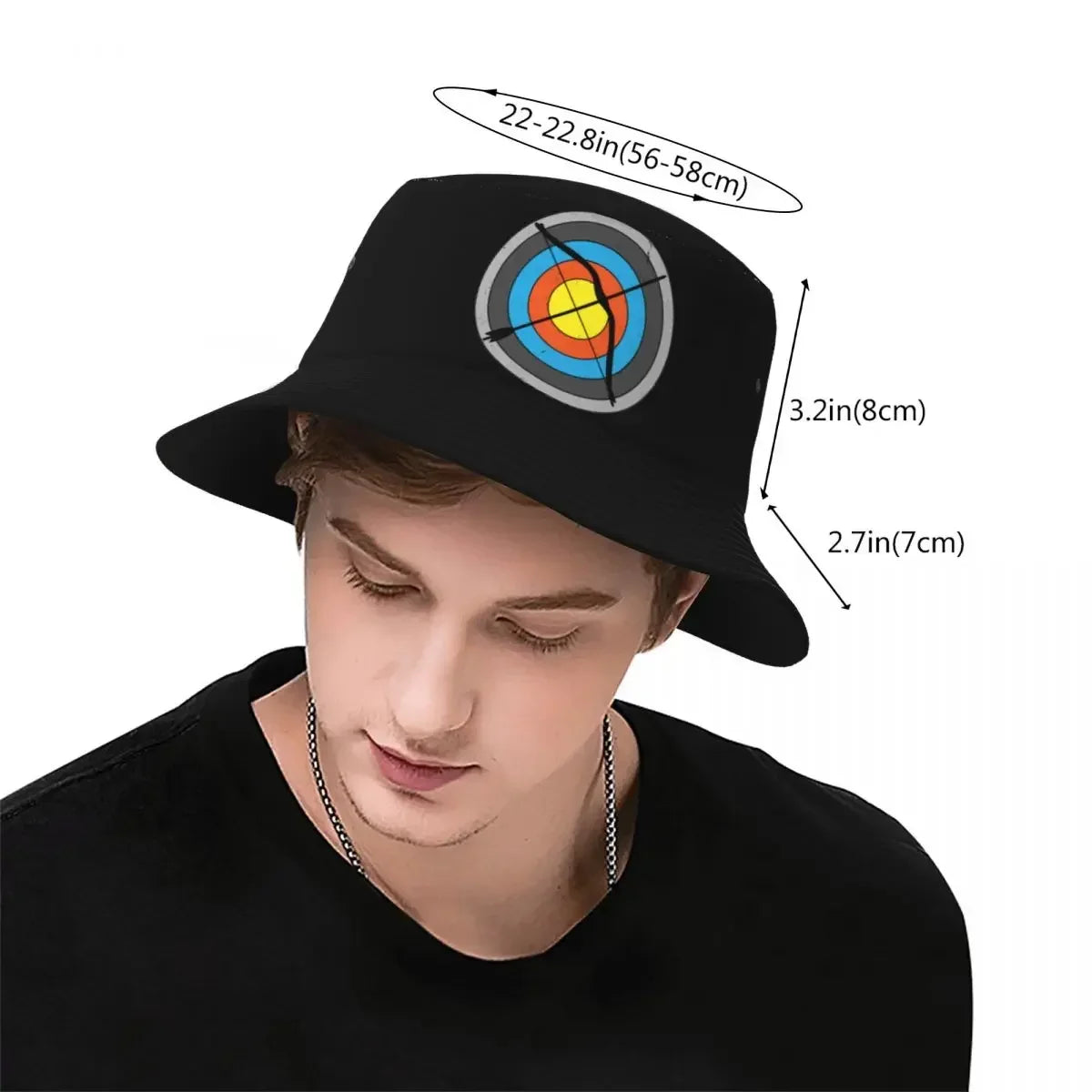 Archery Bow Arrow Sport Bucket Hat