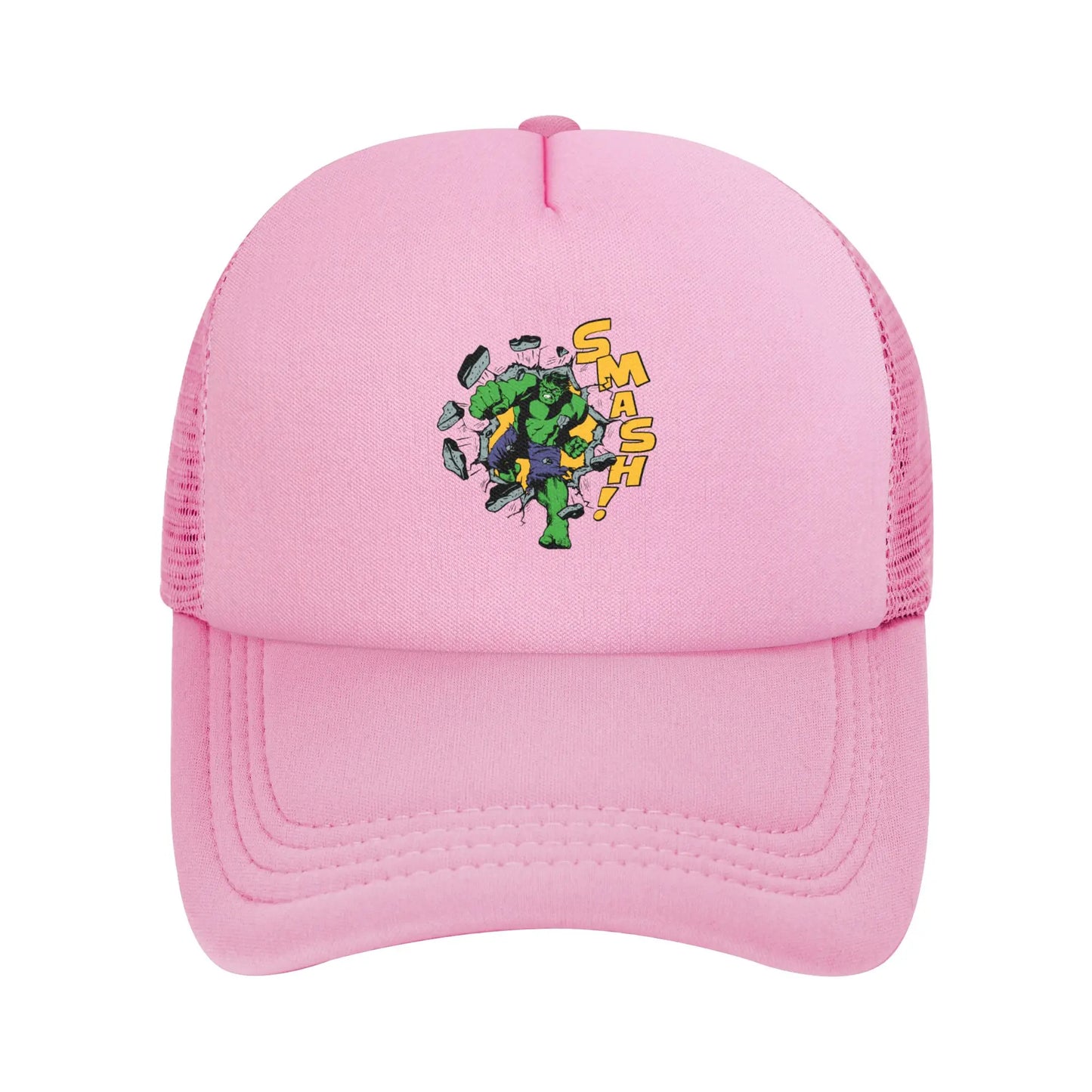 Unisex Retro Hulk Smash Baseball Hats Mesh Baseball Cap