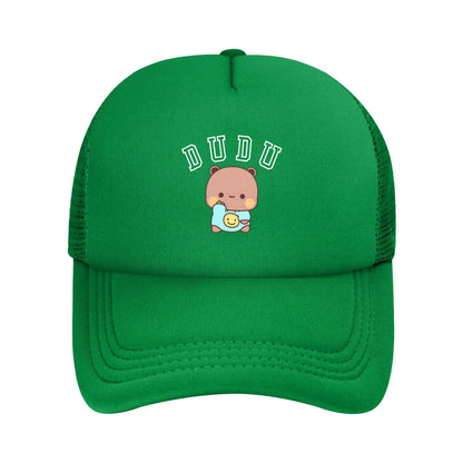 Bubu Dudu Cute Bear Trucker Cap Retro Hats Baseball Cap