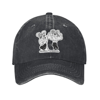 Tengen Uzui Ninju Mice Baseball Caps Vintage Washed Demon Slayer
