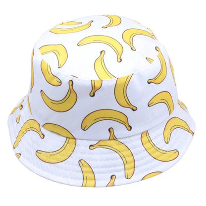 Summer Spring Thin Shade Banana Print Cotton
