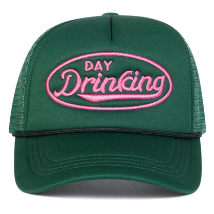 Unisex DAY DRINKING Letter Embroidery Baseball Caps