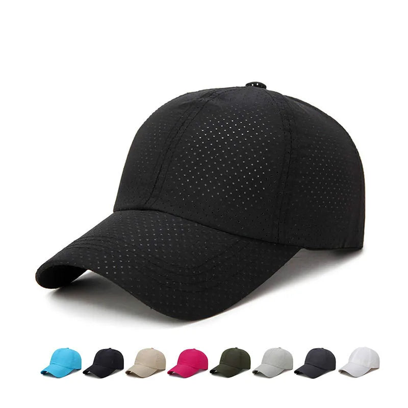 New Summer Men Women Baseball Cap Sun Hat Bone Breathable Hats