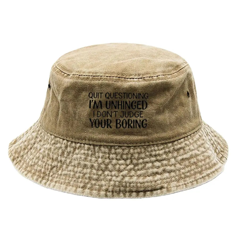 Latest Trend Solid Color Bucket Hat