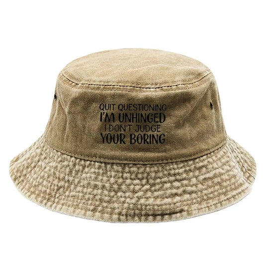 Latest Trend Solid Color Bucket Hat