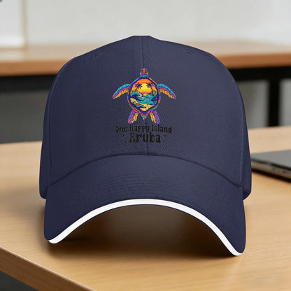 Summer Aruba One Happy Island Baseball Cap