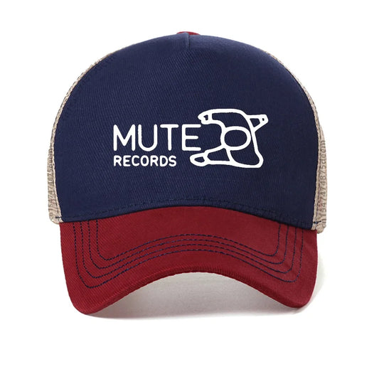 Mute Records 3 Black Baseball Cap