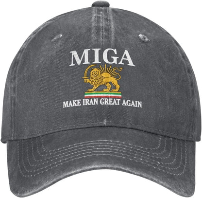 Miga Make Iran Great Again Usa Baseball Cap