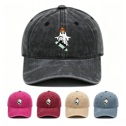 Baseball Cap Skateboard Ghost