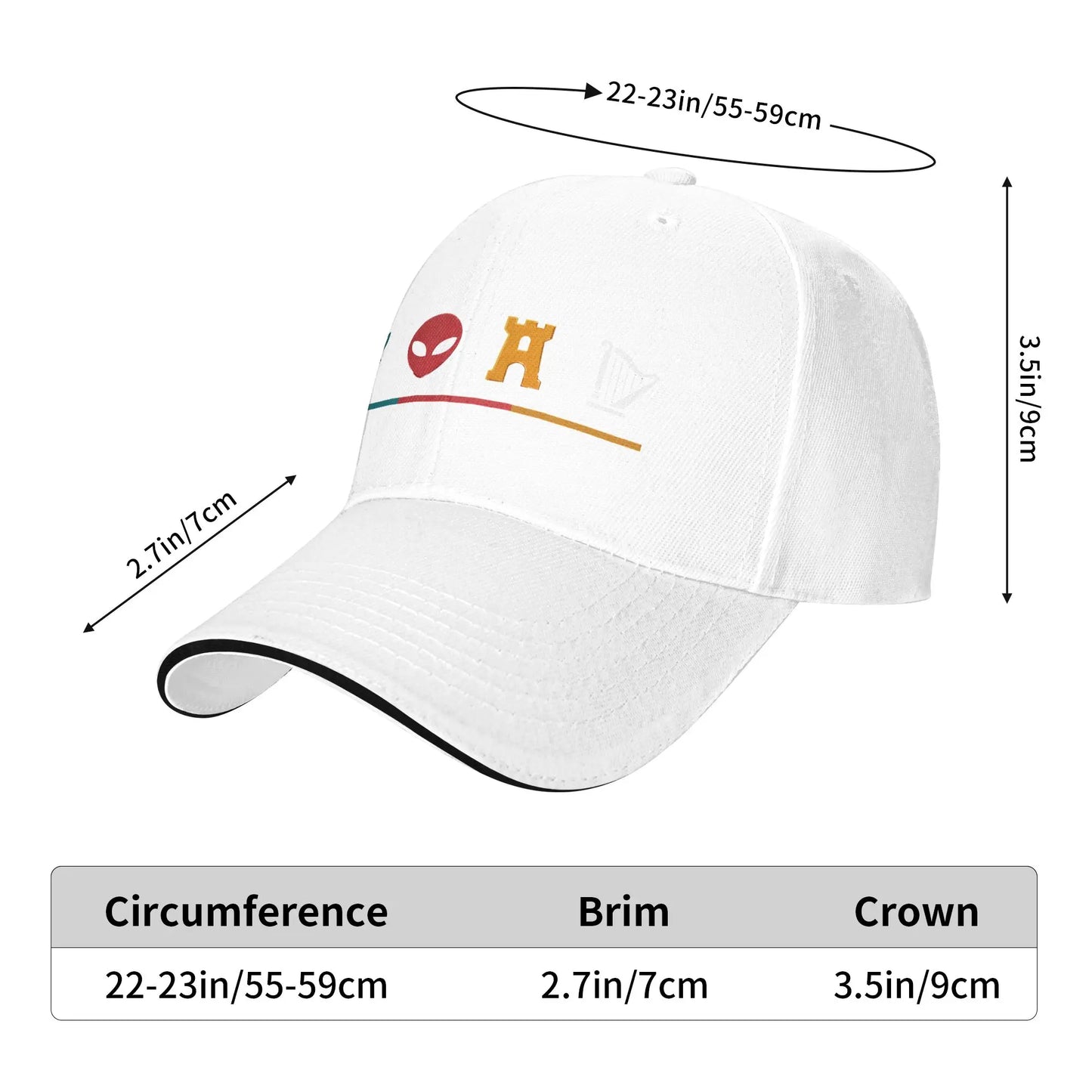 Fox -Alien -Castle Harper Casual Baseball Cap
